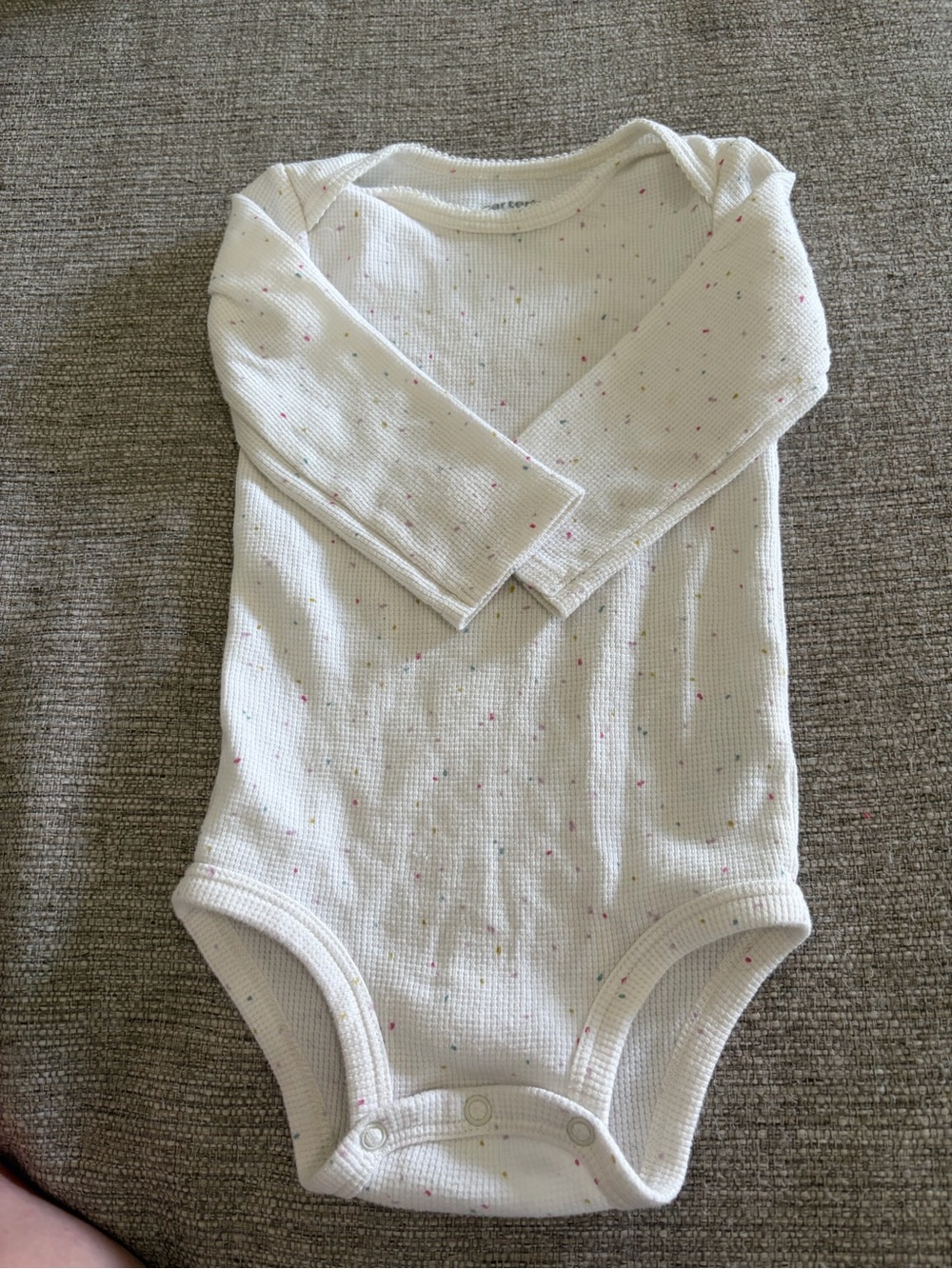 Carters Long Sleeve Onesie